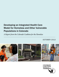 Developing an Integrated Health Care Model for Homeless and