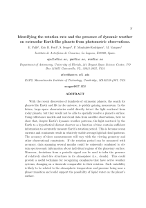 Identifying the rotation rate and the presence of dynamic