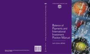 Balance of Payments and International Investment Position
