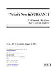 What`s New in SUDAAN 11 - SUDAAN Statistical Analysis Software