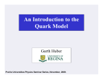 An Introduction to the Quark Model