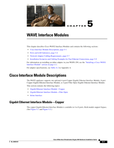 WAVE Interface Modules