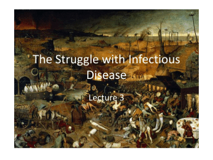 The Struggle with Infectious Disease