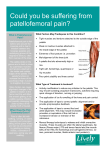 Could you be suffering from patellofemoral pain?