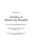 Timeline of America the Beautif