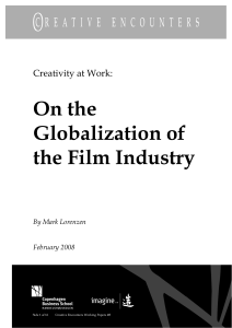 On the Globalization of the Film Industry