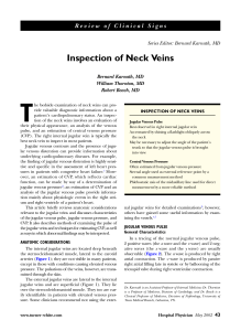 Inspection of Neck Veins - Turner White Communications