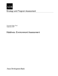 Maldives: Environment Assessment - Ministry of Finance and Treasury