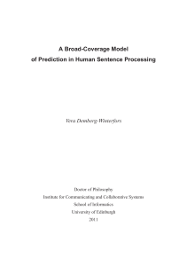 A Broad-Coverage Model of Prediction in Human Sentence