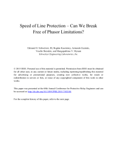 Speed of Line Protection – Can We Break Free of Phasor