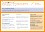 Management of Secondary Lymphoedema