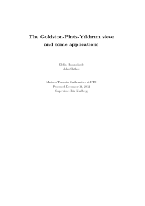 The Goldston-Pintz-Yıldırım sieve and some applications