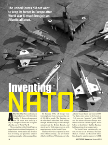 Inventing Nato - Air Force Magazine