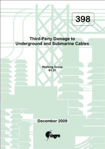 Third Party Damages on Underground and Submarine