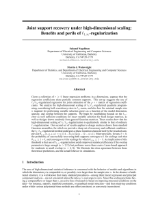 Phase transitions for high-dimensional joint support recovery