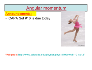 Angular momentum