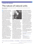 The nature of natural units