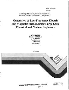Generation of Low-Frequency Electric and Magnetic Fields During