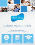Mathletics Alignment to TEKS