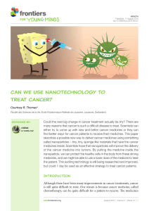 Can We Use Nanotechnology to Treat Cancer?