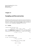 Sampling and Reconstruction