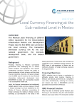 The Mexican peso financing of US$108 million equivalent for the