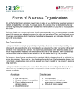 Determine which form of a business is right for you
