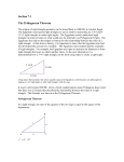 Section 7.1 The Pythagorean Theorem