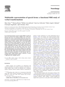 Multistable representation of speech forms: a functional - GIPSA-Lab
