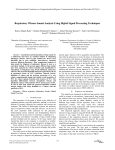 Respiratory Wheeze Sound Analysis Using Digital Signal