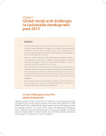Global trends and challenges to sustainable development post-2015