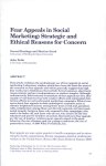 Fear Appeals in Social Marketing: Strategic and Ethical Reasons for