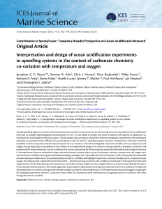 Interpretation and design of ocean acidification experiments in