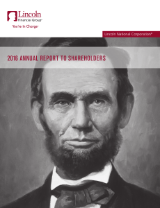 2016, (the “Report” - Lincoln Financial Group