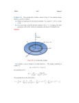 Problem 4.31 The circular disk of radius a shown in Fig. 4