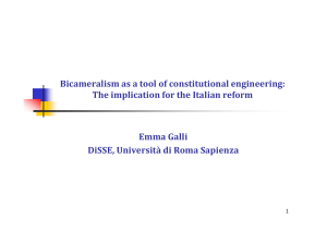 Bicameralism as a tool of constitutional engineering: The implication