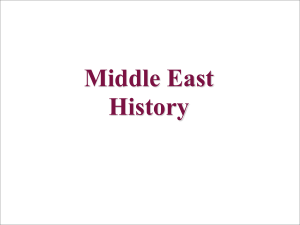 Middle East History - Politics and Societies of the Middle East