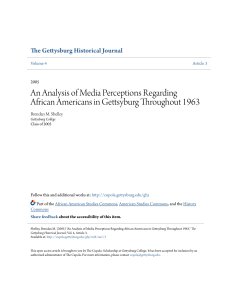 An Analysis of Media Perceptions Regarding African Americans in