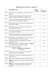 Additional Science Physics 2a: Motion (1)