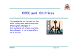 OPEC and Oil Prices - Oldfield Economics