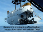 Geoscientific Investigations of the Southern Mariana