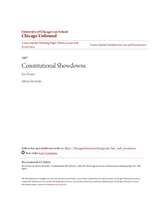 Constitutional Showdowns - Chicago Unbound
