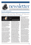 Maxwell and the Rings of Saturn - James Clerk Maxwell Foundation