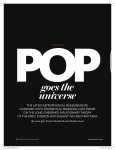 Pop Goes the Universe