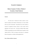 Dietary Exposure To Heavy Metals of Secondary School Students