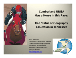 The Status of Geography Education in Tennessee