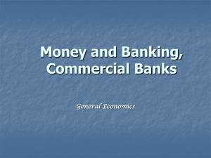 Money and Banking, Commercial Banks