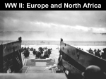 WW II: Europe and North Africa