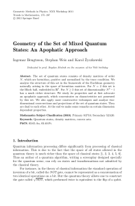 Geometry of the Set of Mixed Quantum States: An Apophatic Approach