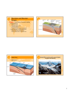 1 Mountains and Mountain Ranges